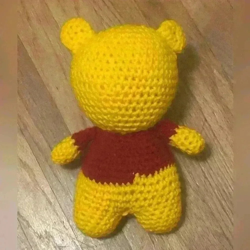 Handmade Crochet Winnie the Poo - Picture 2 of 2